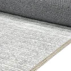 Vlakgeweven vloerkleed - Elarion (lichtgrijs)