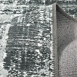 Vlakgeweven vloerkleed - Elira (zwart)