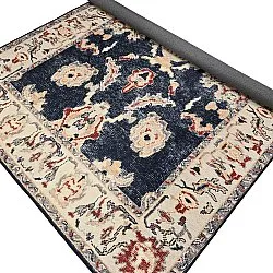 Vlakgeweven vloerkleed - Fadarin (blauw)