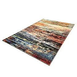 Vlakgeweven vloerkleed - Kazea (oranje/multi)