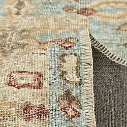 Vlakgeweven vloerkleed - Layla (lichtblauw)