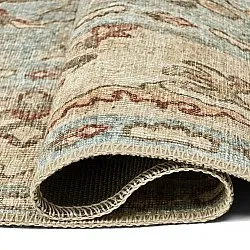 Vlakgeweven vloerkleed - Layla (lichtblauw)