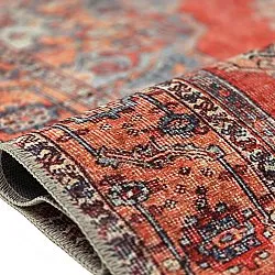 Vlakgeweven vloerkleed - Madevan (rood)