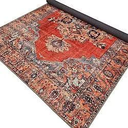 Vlakgeweven vloerkleed - Madevan (rood)