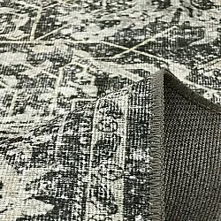 Vlakgeweven vloerkleed - Meralis (zwart)