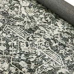 Vlakgeweven vloerkleed - Meralis (zwart)