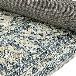 Vlakgeweven vloerkleed - Meralis (blauw)