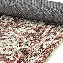 Vlakgeweven vloerkleed - Meralis (rood)