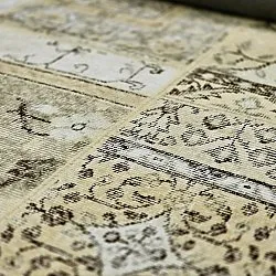 Vlakgeweven vloerkleed - Myrina (beige)