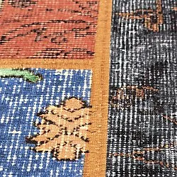 Vlakgeweven vloerkleed - Myrina (rood/multi)