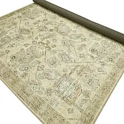 Vlakgeweven vloerkleed - Noura (beige)