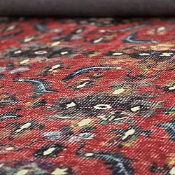 Vlakgeweven vloerkleed - Omarien (rood)