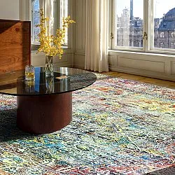 Vlakgeweven vloerkleed - Oriental Rainbow (multi)