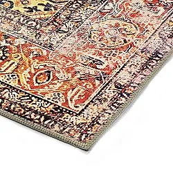 Vlakgeweven vloerkleed - Oriental Rainbow (multi)