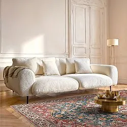 Vlakgeweven vloerkleed - Samaria (rood)