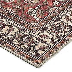 Vlakgeweven vloerkleed - Samaria (rood)