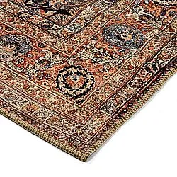 Vlakgeweven vloerkleed - Selamira (blauw/multi)