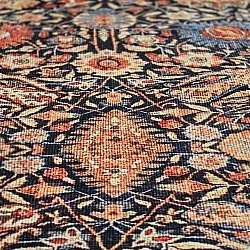 Vlakgeweven vloerkleed - Selamira (blauw/multi)