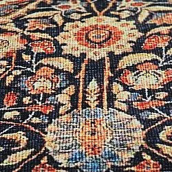 Vlakgeweven vloerkleed - Selamira (blauw/multi)