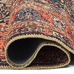 Vlakgeweven vloerkleed - Selamira (blauw/multi)