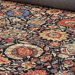 Vlakgeweven vloerkleed - Selamira (blauw/multi)