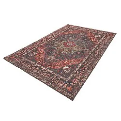 Vlakgeweven vloerkleed - Velamir (rood)