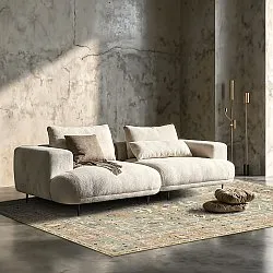 Vlakgeweven vloerkleed - Yara (beige)