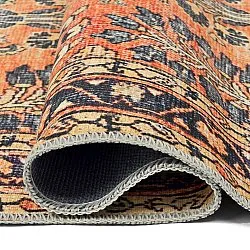 Vlakgeweven vloerkleed - Yasirah (oranje)