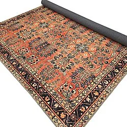 Vlakgeweven vloerkleed - Yasirah (oranje)