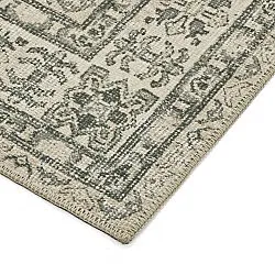 Vlakgeweven vloerkleed - Zuleina (groente)