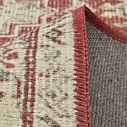 Vlakgeweven vloerkleed - Zuleina (rood)