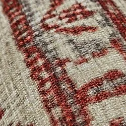 Vlakgeweven vloerkleed - Zuleina (rood)