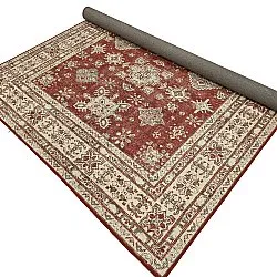 Vlakgeweven vloerkleed - Zuleina (rood)