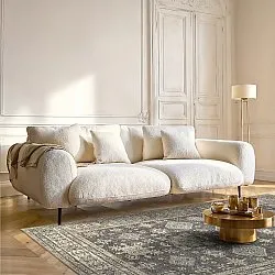 Vlakgeweven vloerkleed - Zuleina (donkergrijs)