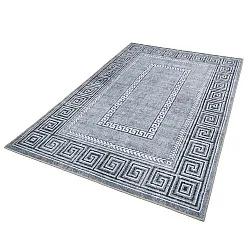 Vlakgeweven vloerkleed - Ankara Versace (grijs)