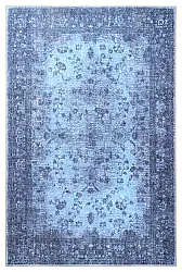 Vlakgeweven vloerkleed - Gombalia (marineblauw)