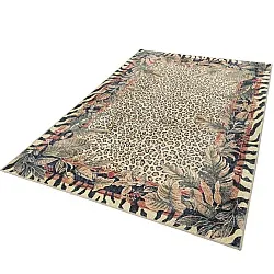 Vlakgeweven vloerkleed - Katavi (beige/multi)