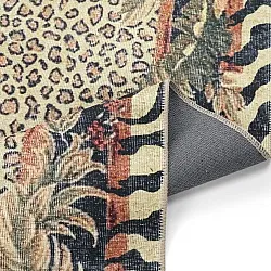 Vlakgeweven vloerkleed - Katavi (beige/multi)
