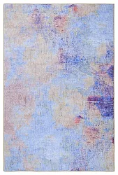 Vlakgeweven vloerkleed - Mogoro (blauw/multi)