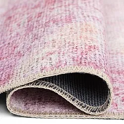 Vlakgeweven vloerkleed - Mogoro (roze)