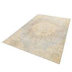 Vlakgeweven vloerkleed - Sandrigo (goud)
