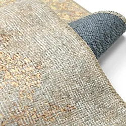 Vlakgeweven vloerkleed - Sandrigo (goud)