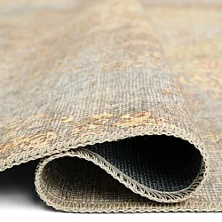 Vlakgeweven vloerkleed - Sandrigo (goud)