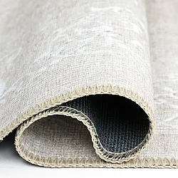 Vlakgeweven vloerkleed - Santi (beige)