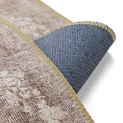 Vlakgeweven vloerkleed - Taknis (beige)