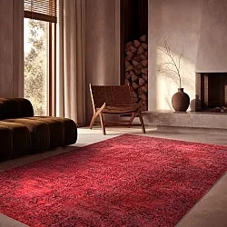 Vlakgeweven vloerkleed - Valenza (rood)