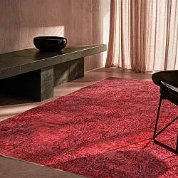 Vlakgeweven vloerkleed - Valenza (rood)