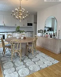 Hoogpolig vloerkleed - Fondi (beige)