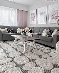 Hoogpolig vloerkleed - Fondi (grijs)