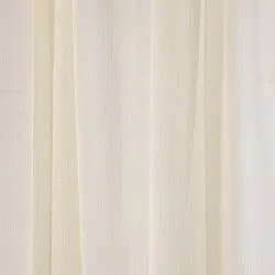 Gordijnen - Gordijn met linnenimitatie Andrada (beige)